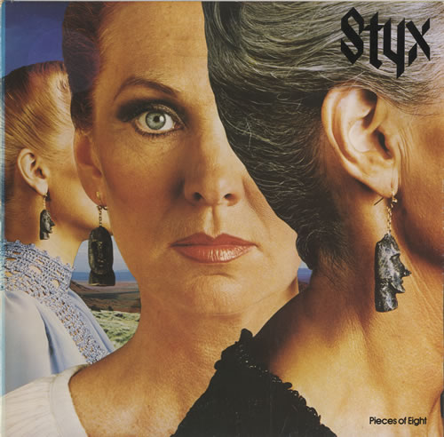 Styx Pieces Of Eight - Gold Vinyl Canadian vinyl LP album (LP